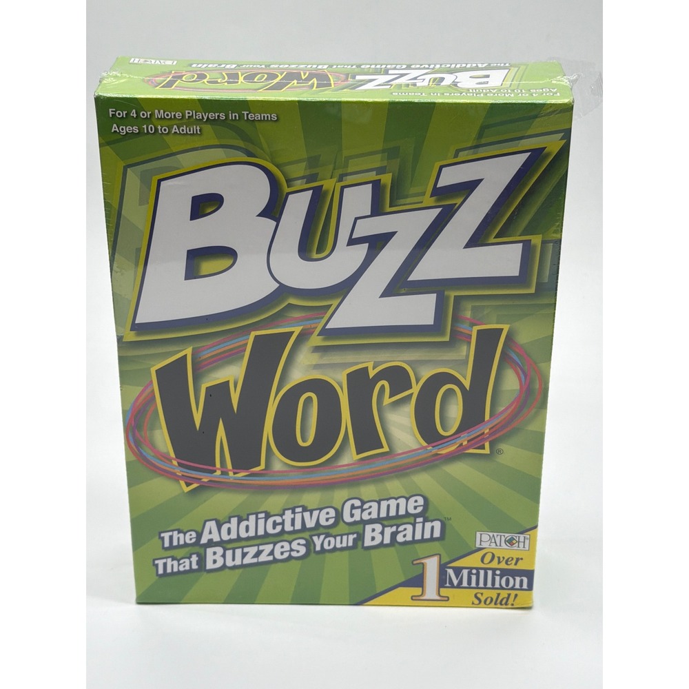 Patch Products‎ BuzzWord Board Game 2012 New Sealed Word Clue Team Party Game